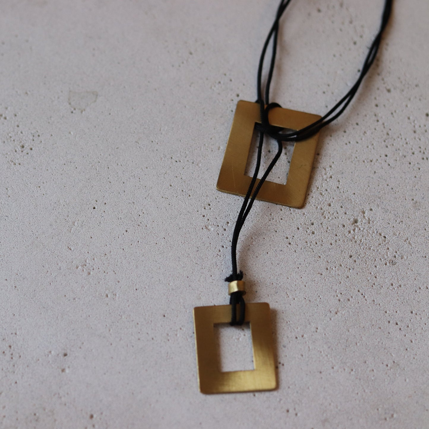 Necklace windows brass