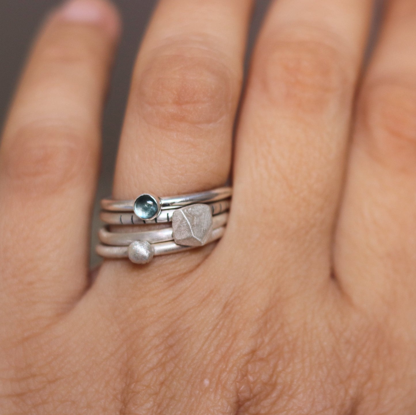 4U1 Spring vibes / topaz / round / ring
