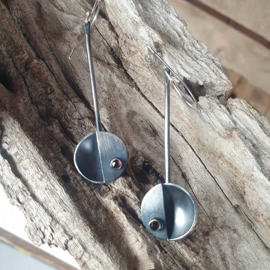 Moon phases / dangle earrings