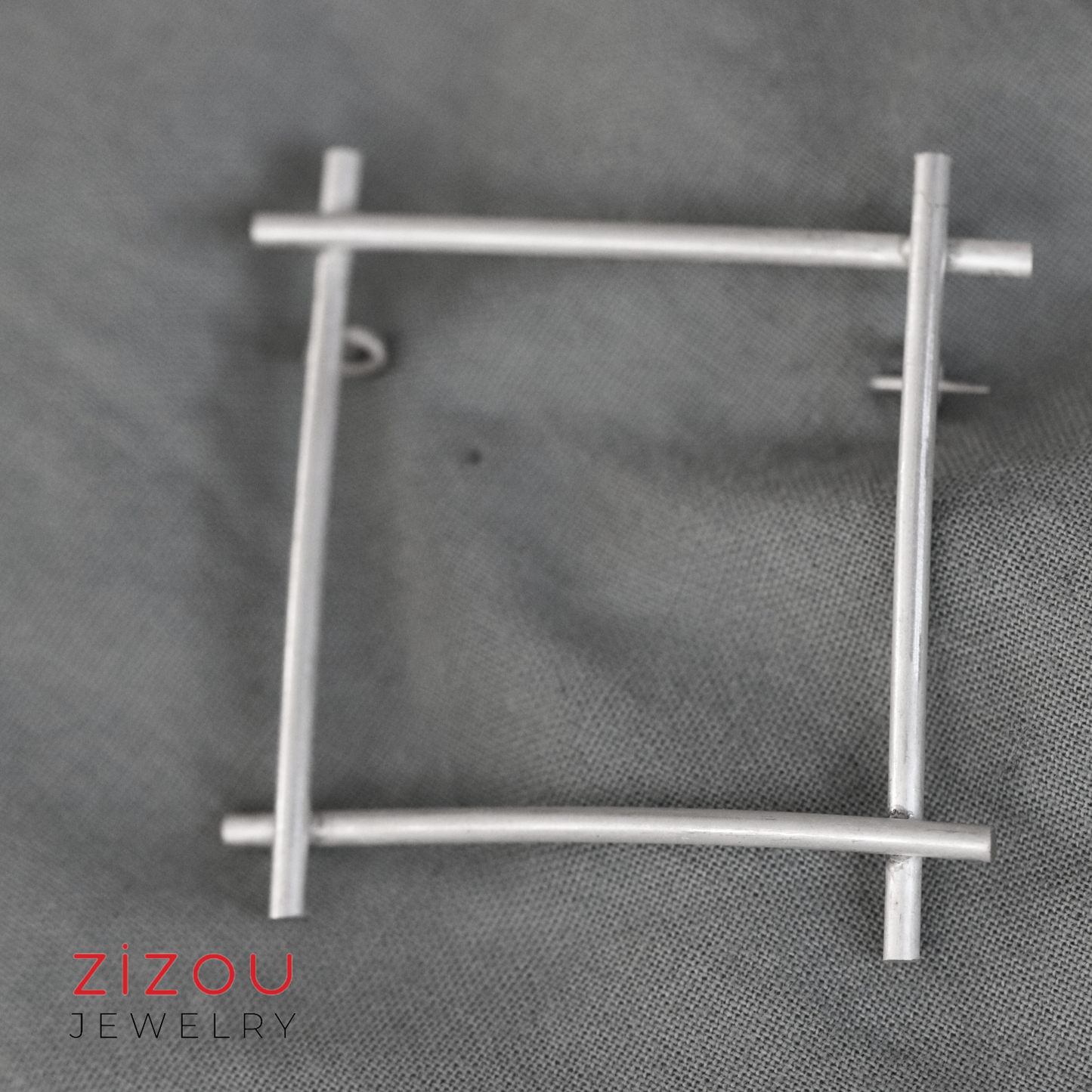Square brooch