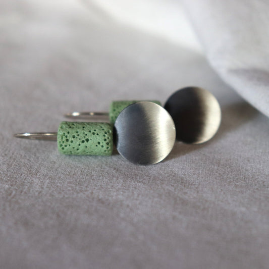 Geometric Day / Minty Green! / Earrings