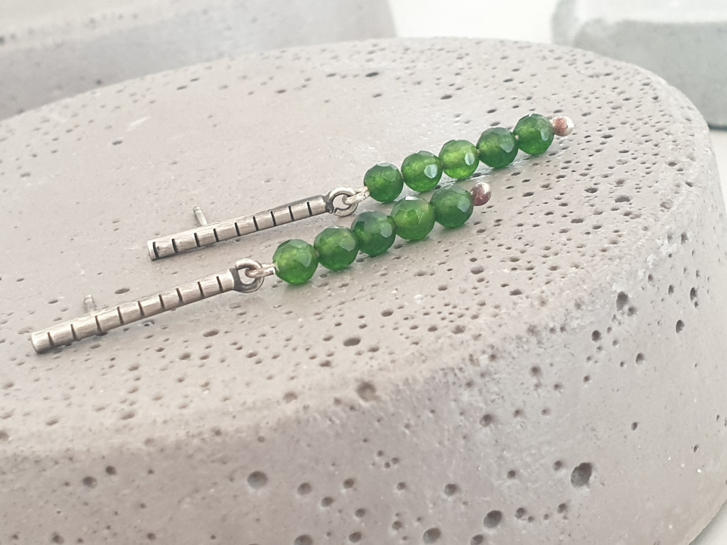 Stone sticks / earrings