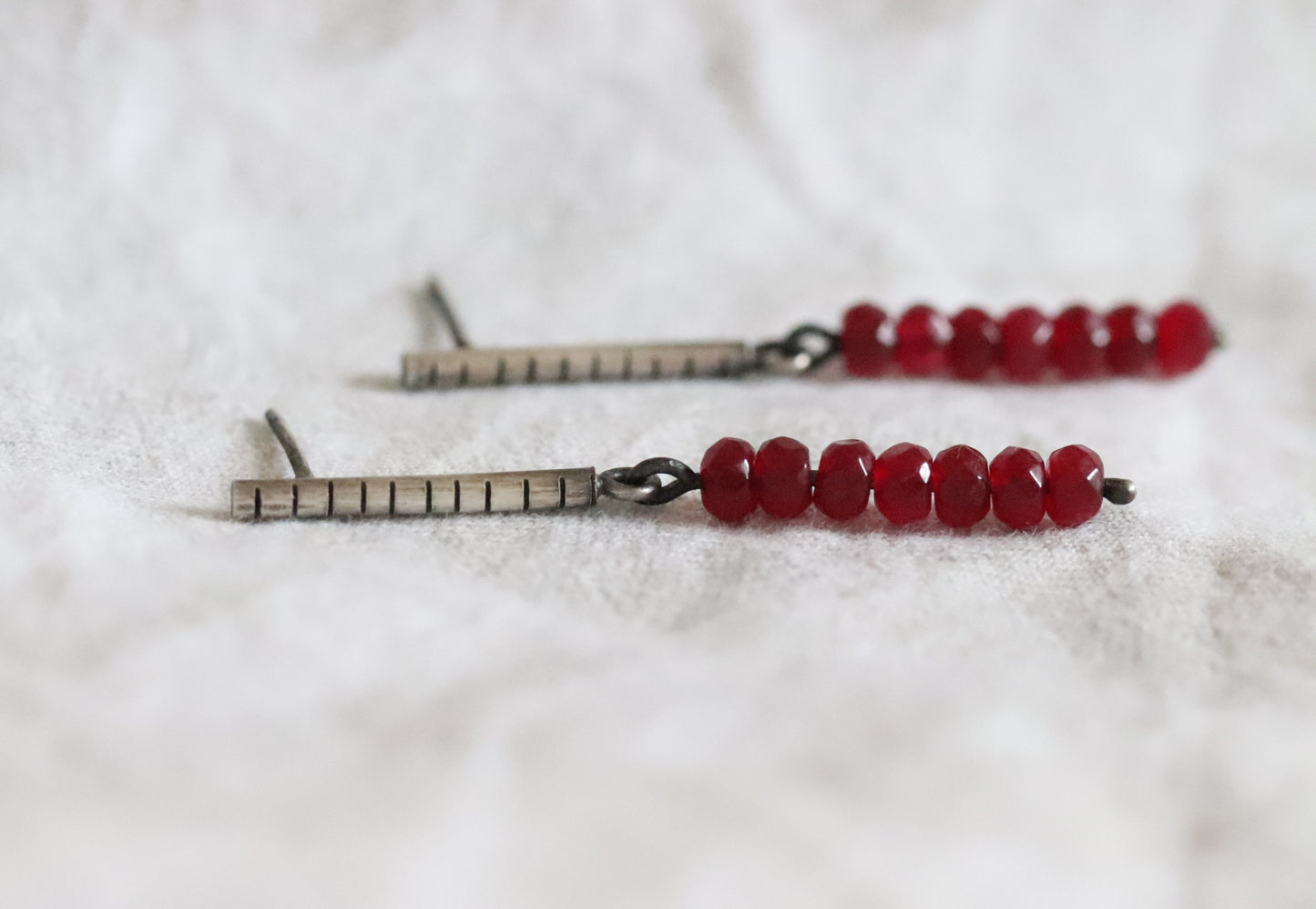 Stone sticks / earrings