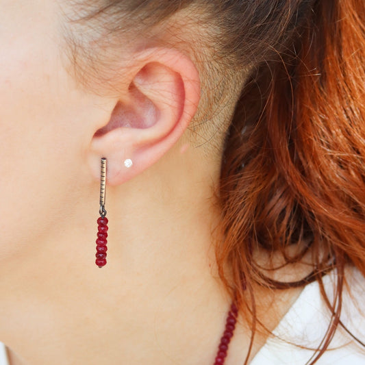 Stone sticks / earrings