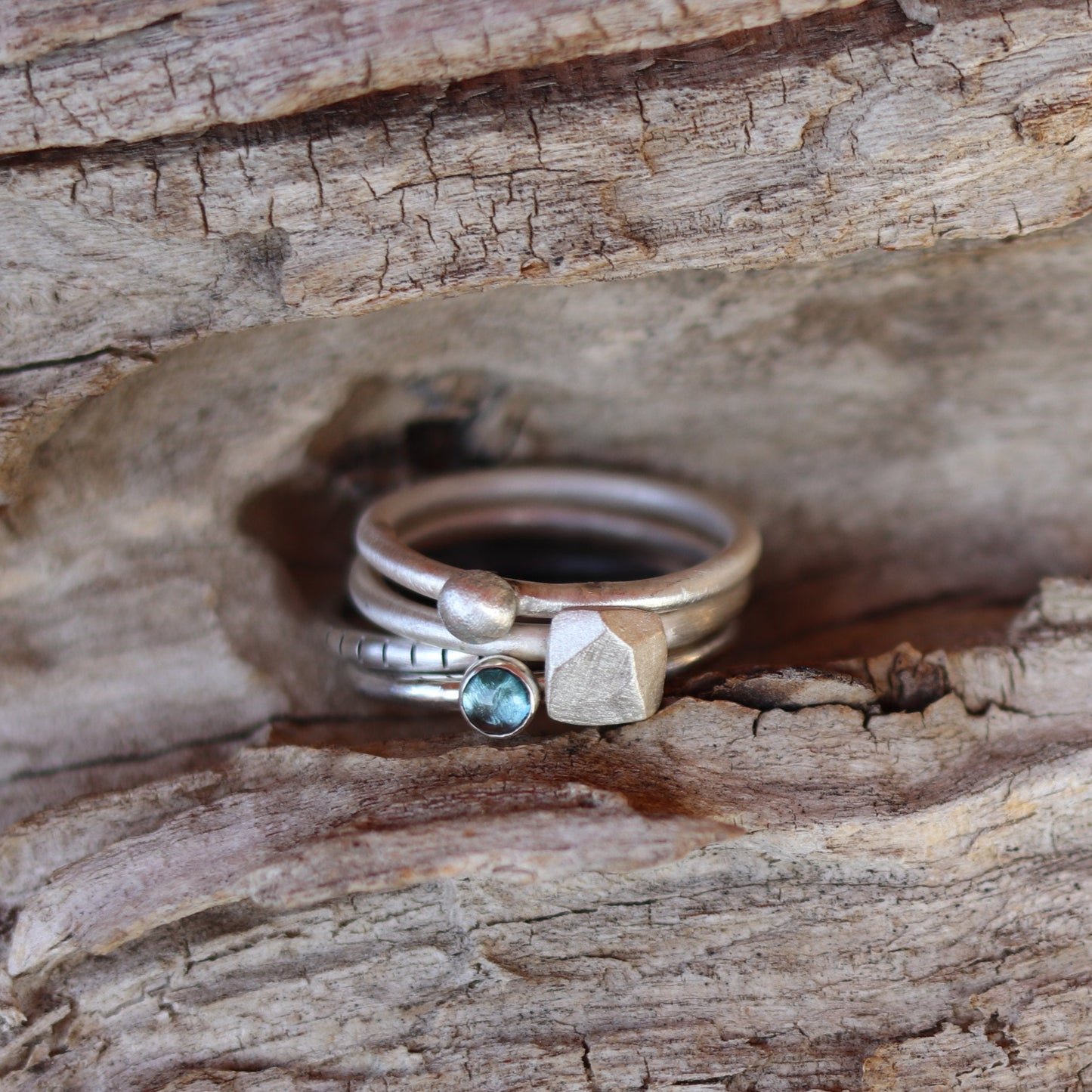 4U1 Spring vibes / topaz / round / ring