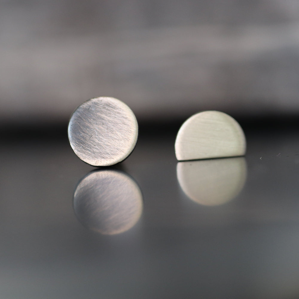 Moon / earrings / small