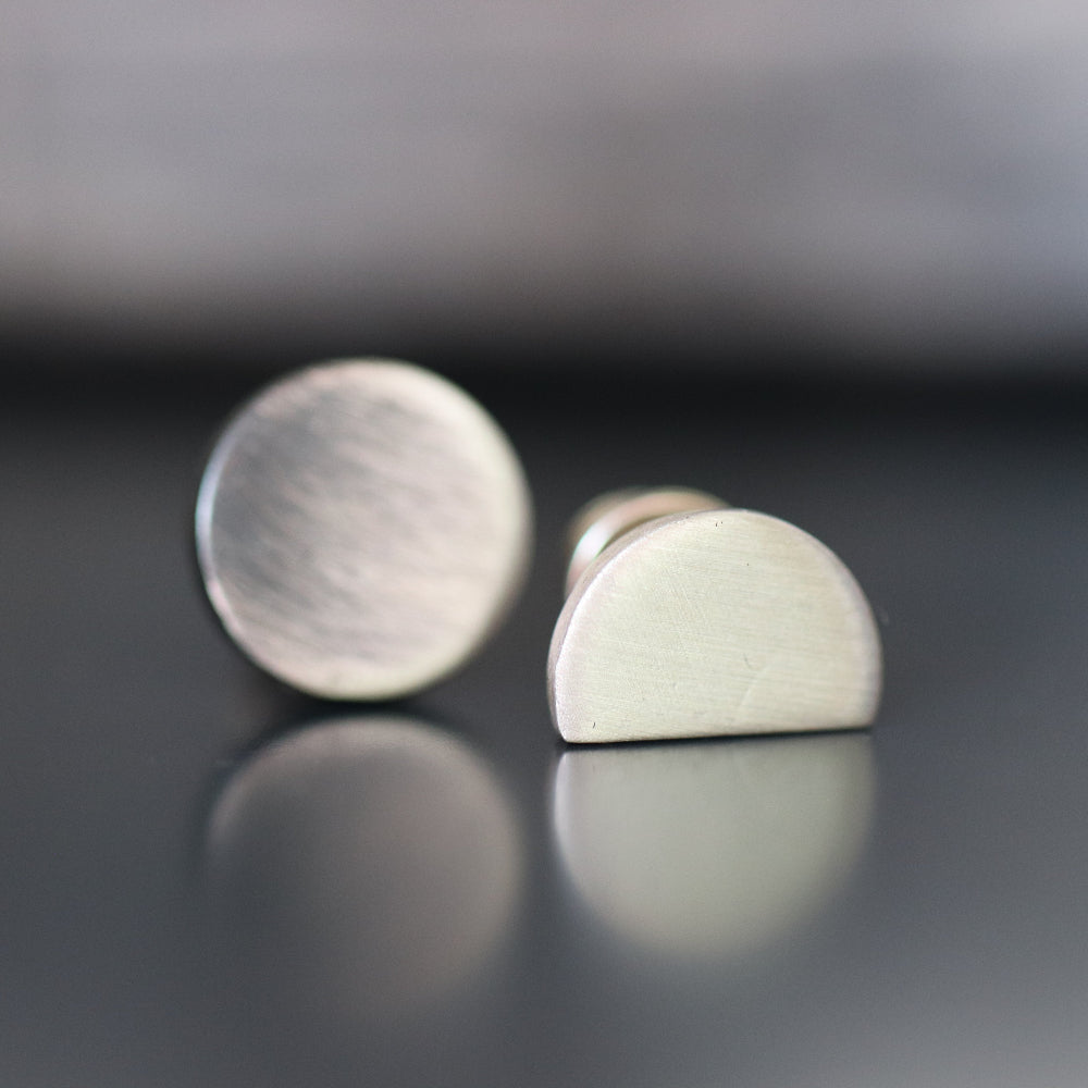 Moon / earrings / small