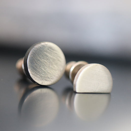 Moon / earrings / small