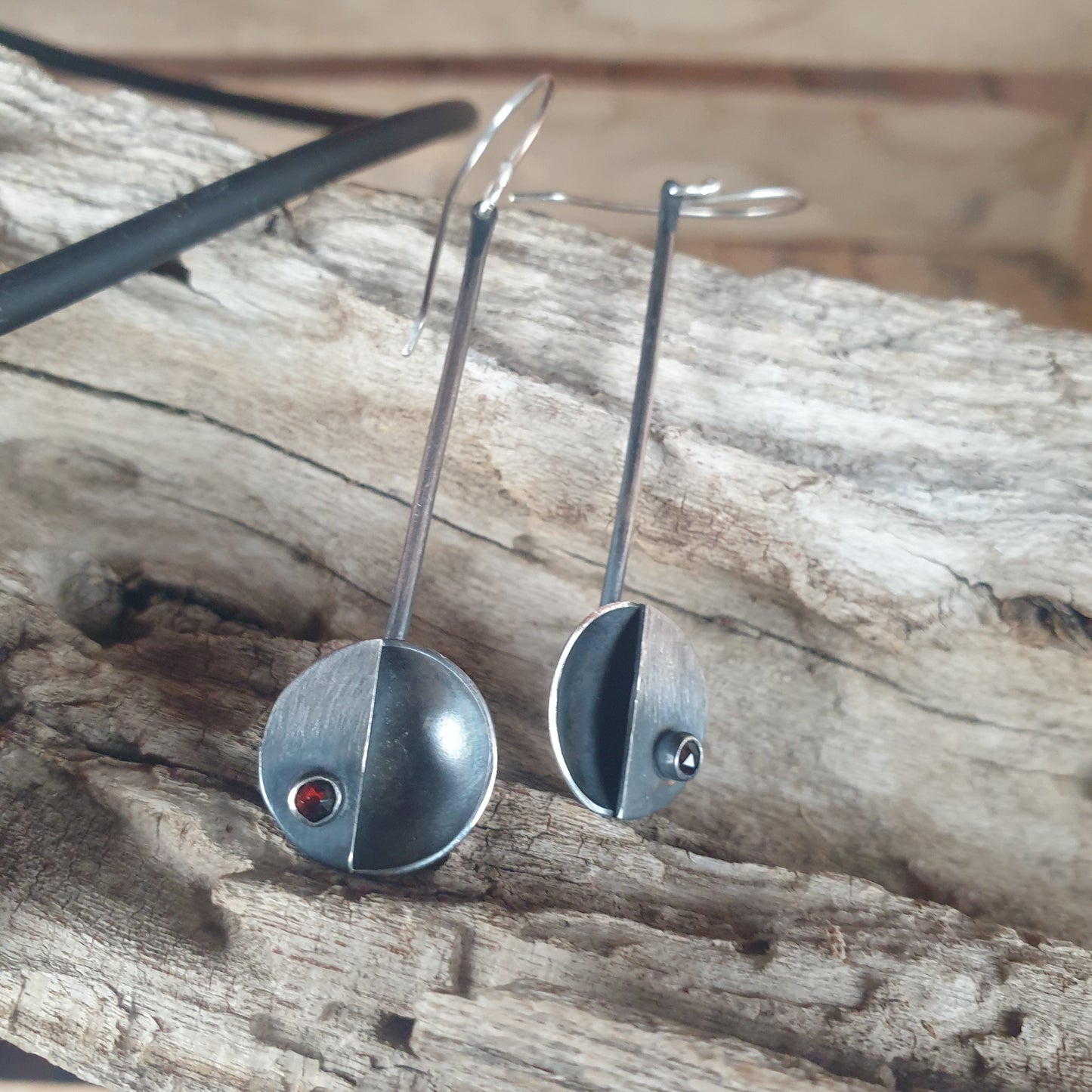 Moon phases / dangle earrings