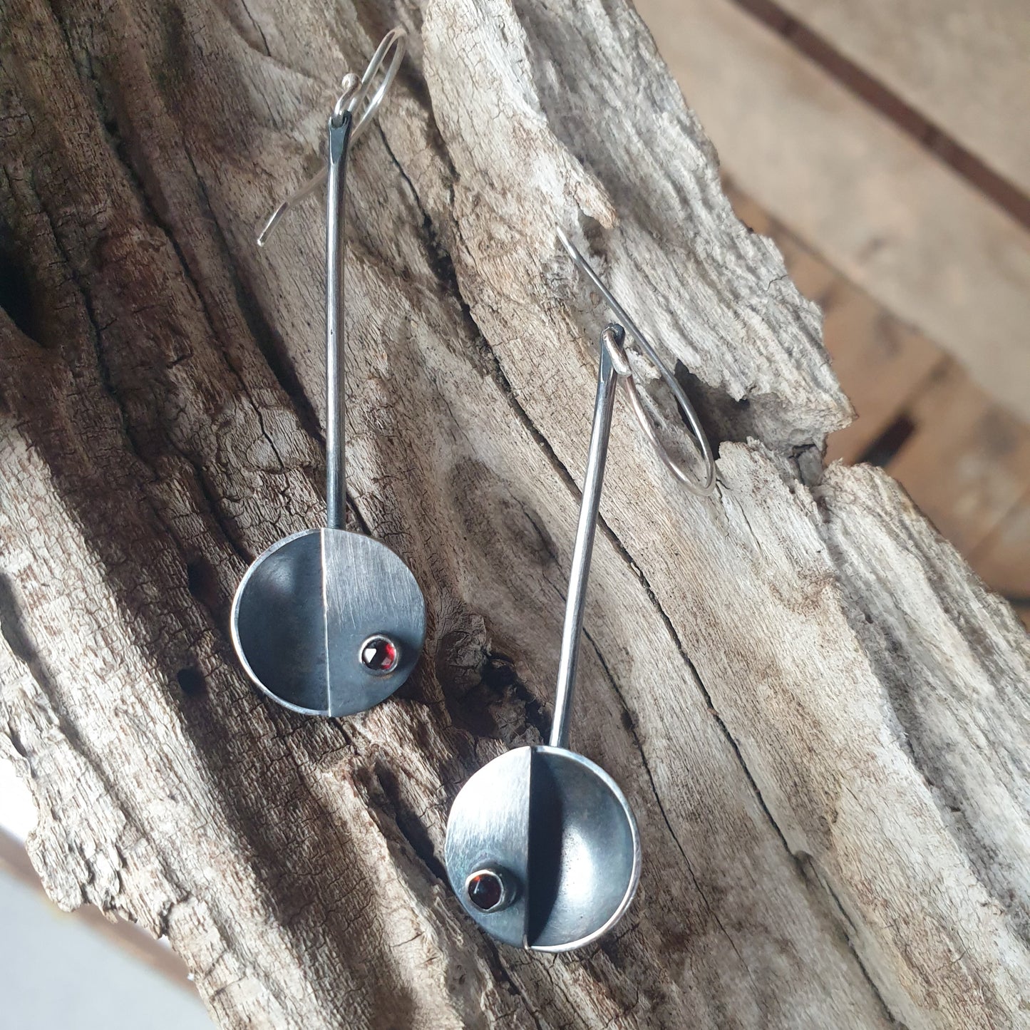 Moon phases / dangle earrings