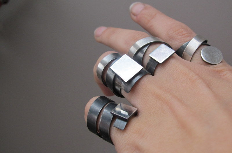 Tattoo / square / ring