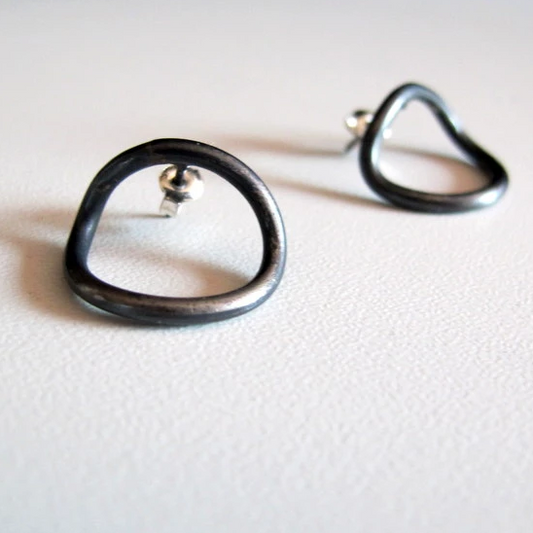 Ovals inside / earrings