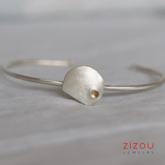 Full Moon / citrine / bracelet
