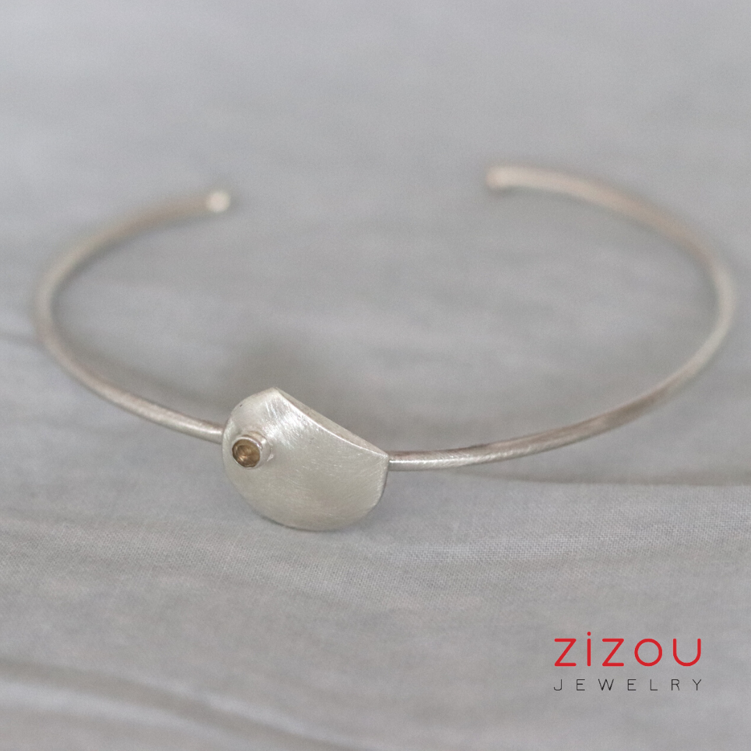 Full Moon / citrine / bracelet