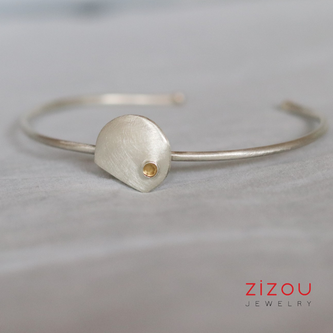 Full Moon / citrine / bracelet