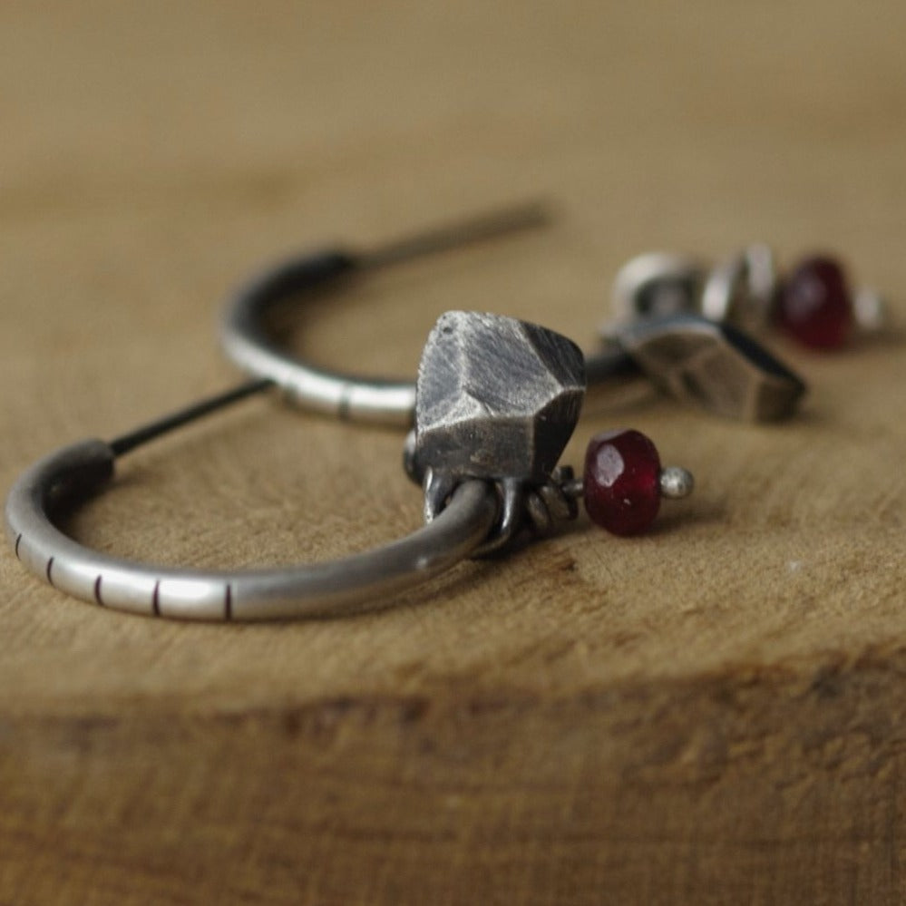 Stripes & Hoopes 3-in-1 / earrings