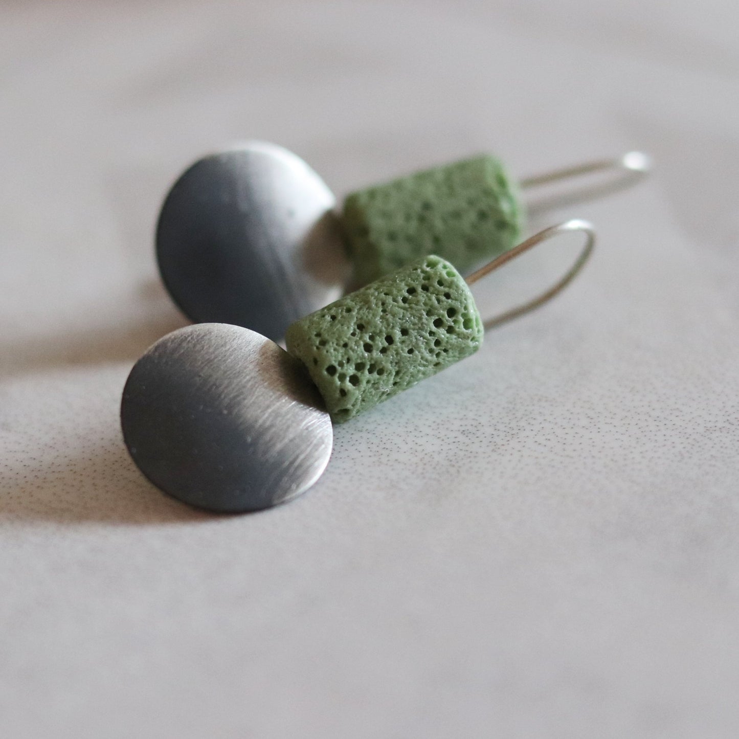 Geometric Day / Minty Green! / Earrings