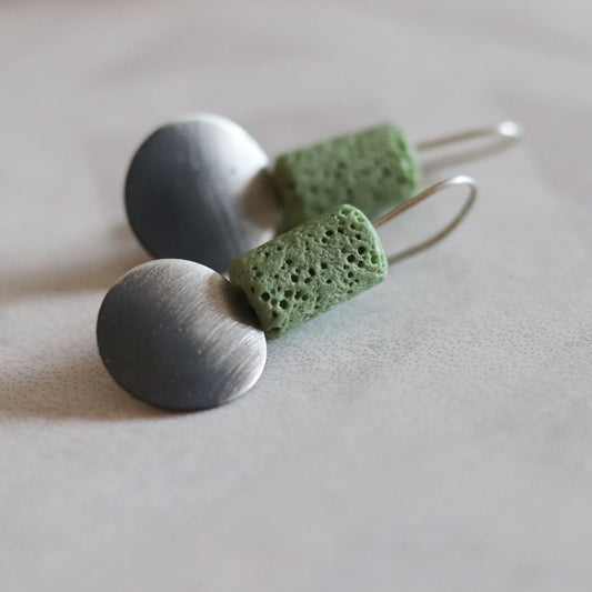Geometric Day / Minty Green! / Earrings
