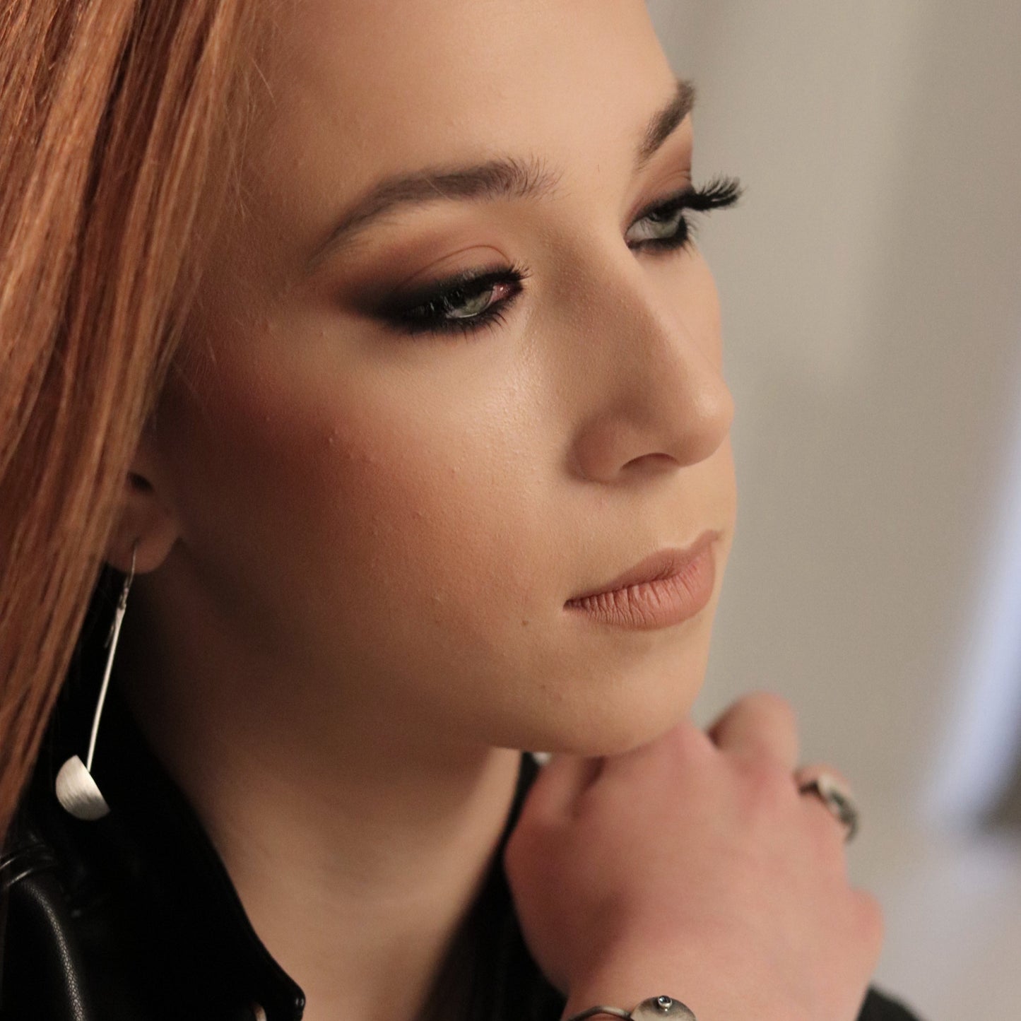 The Moon crescent / earrings