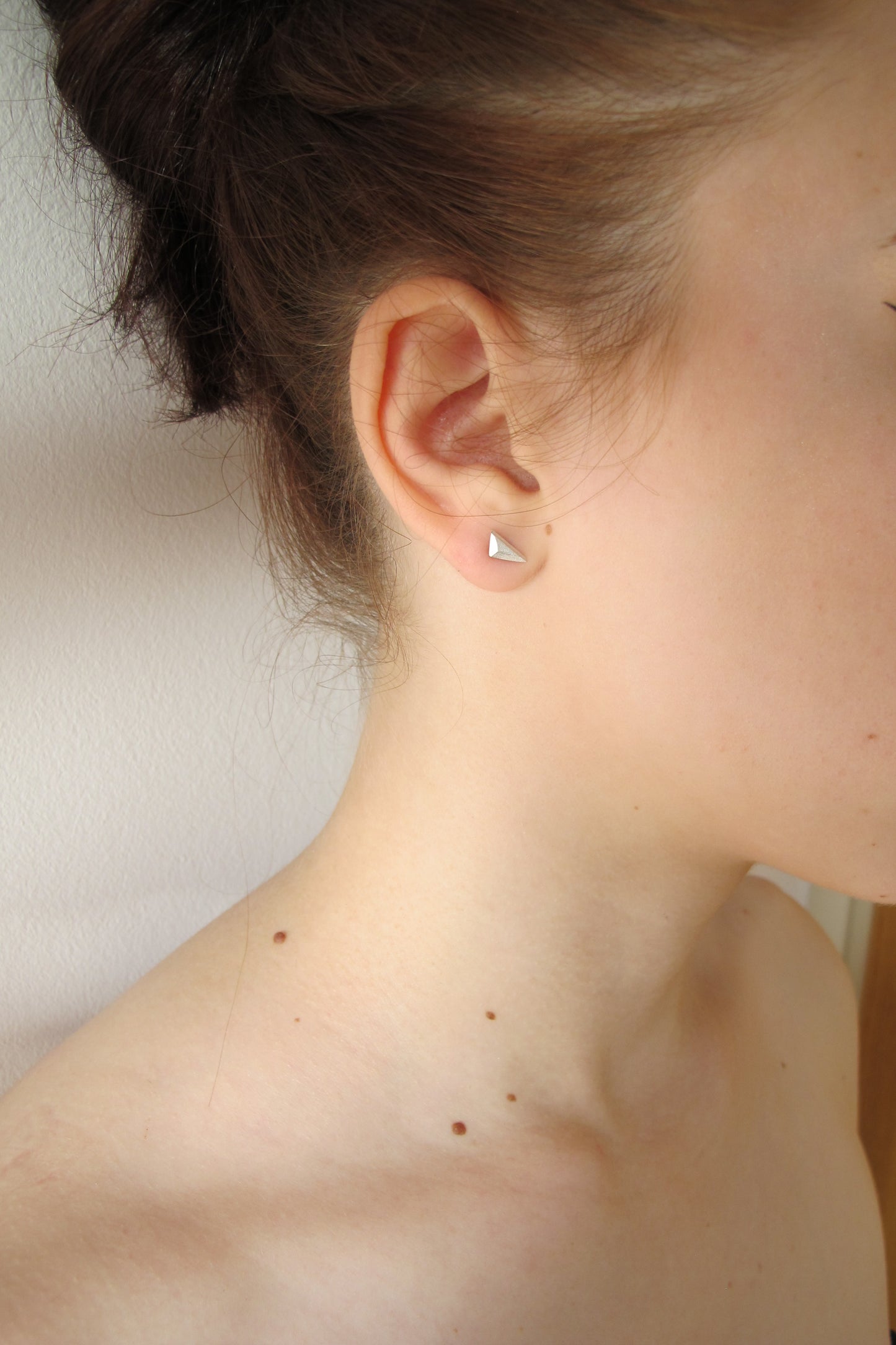Triangle M / earrings