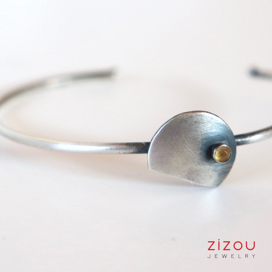 The Moon / citrine / bracelet