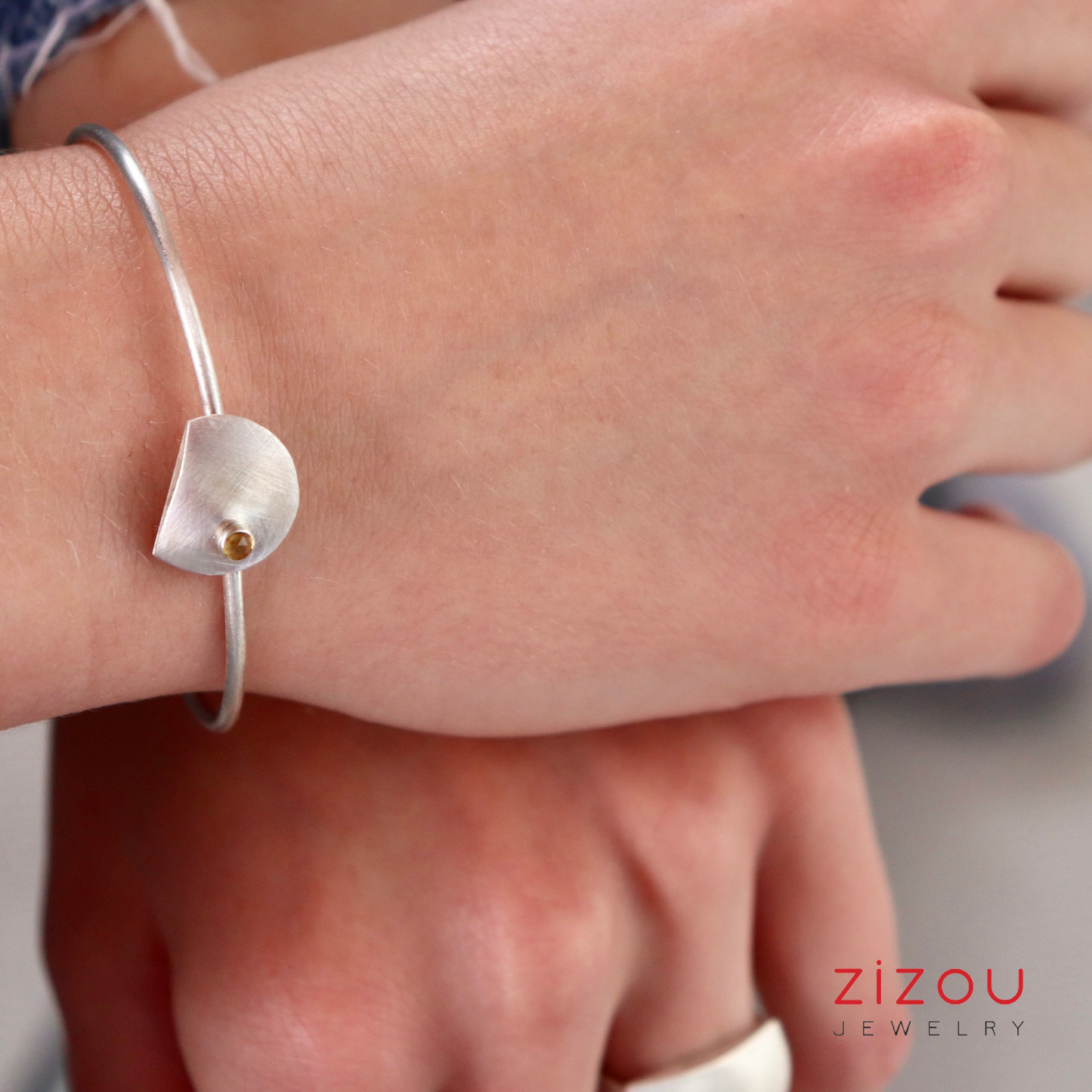 Full Moon / citrine / bracelet