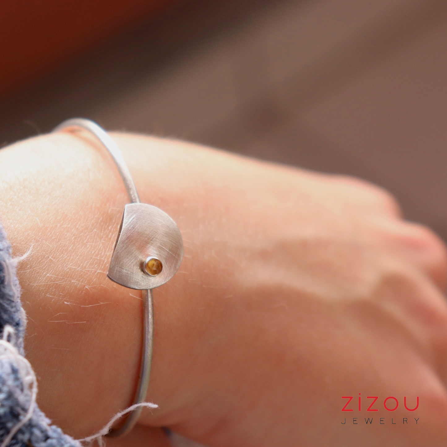 Full Moon / citrine / bracelet