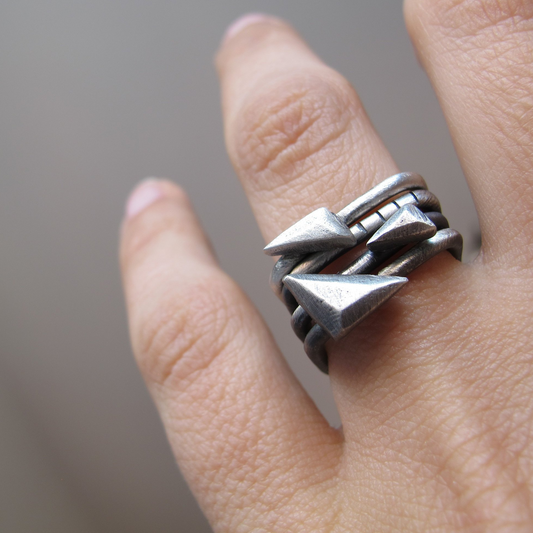 4-in-1 triangle / square / ring