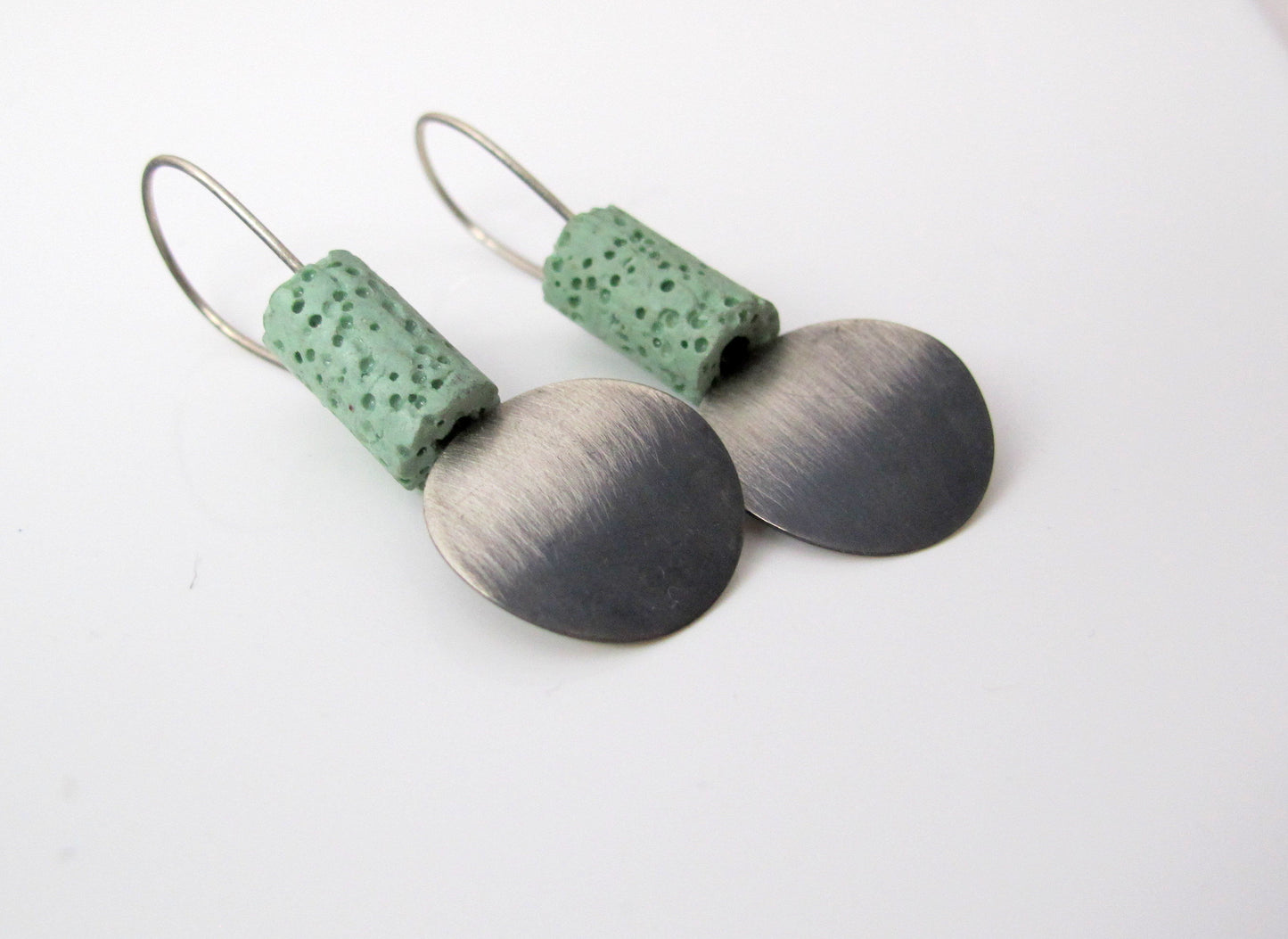 Geometric Day / Minty Green! / Earrings