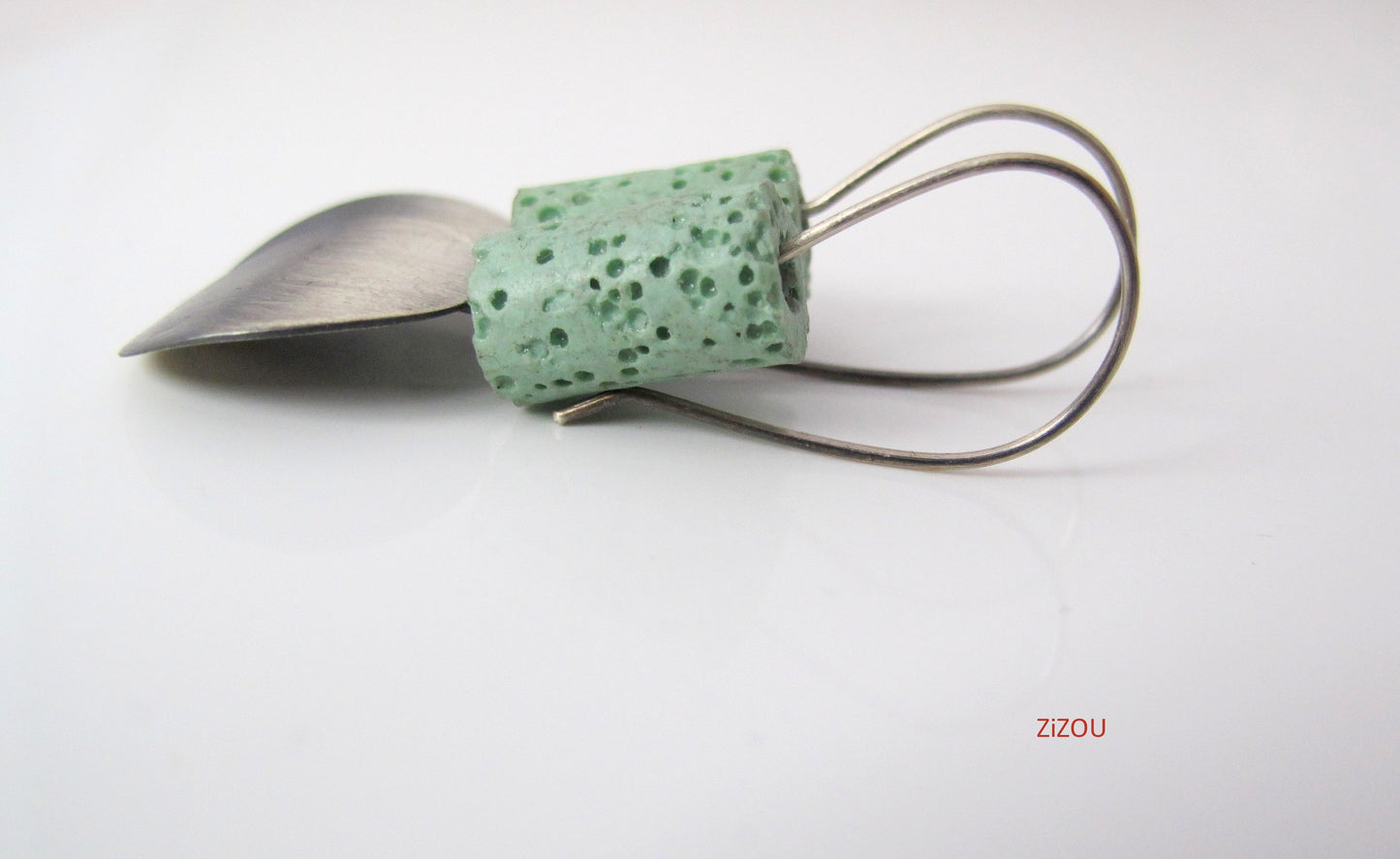 Geometric Day / Minty Green! / Earrings