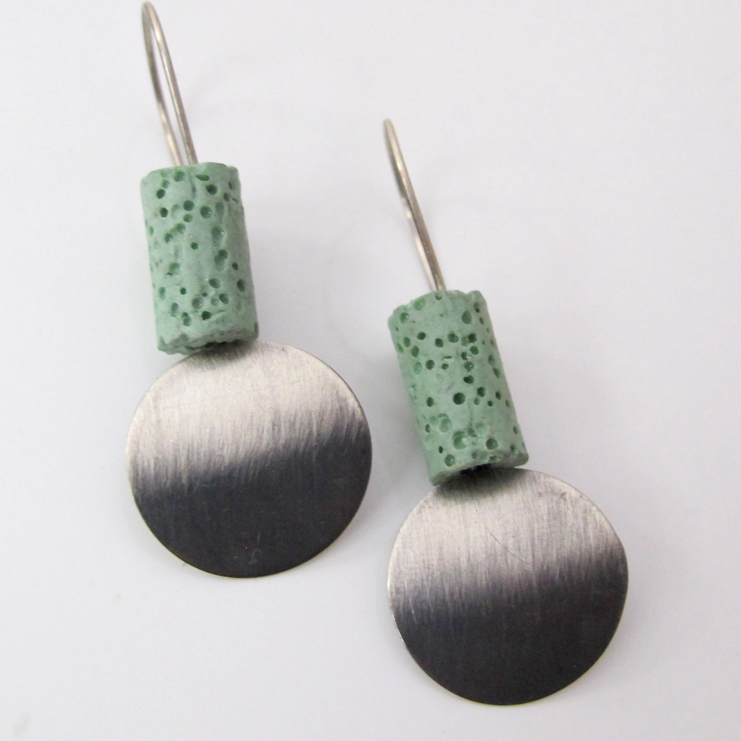 Geometric Day / Minty Green! / Earrings