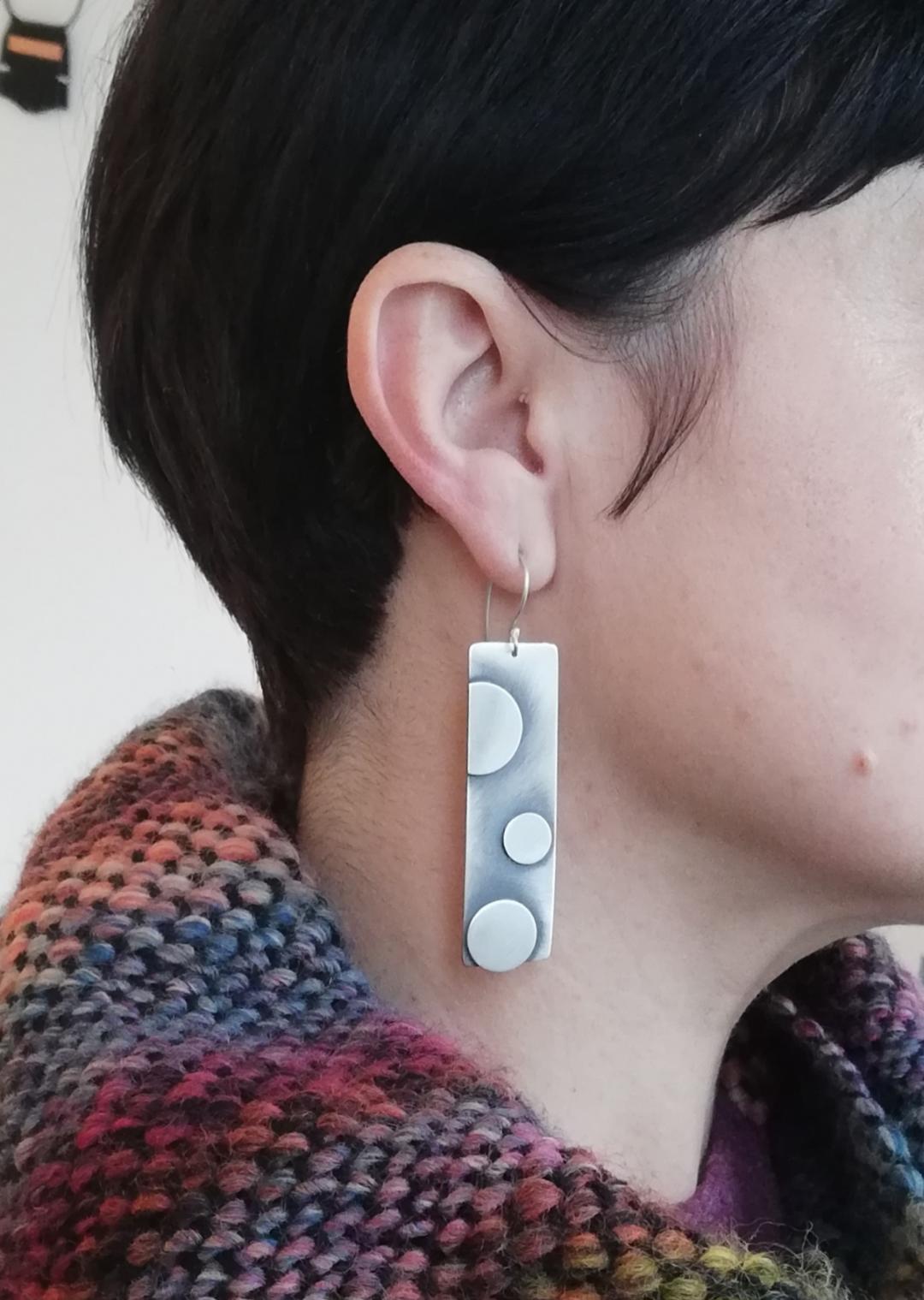 Dots L / earrings